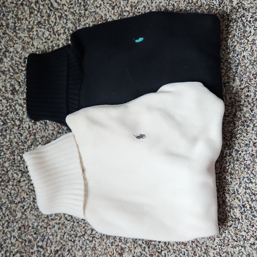 TWO Ralph Lauren Cotton Sweater Turtle Necks